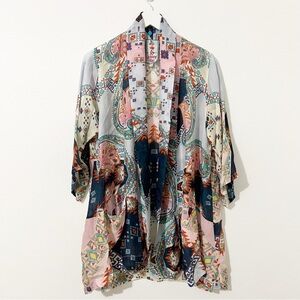 Johnny was Multicolor Kimono Size Small S